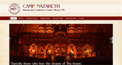 Desktop Screenshot of campnazareth.org